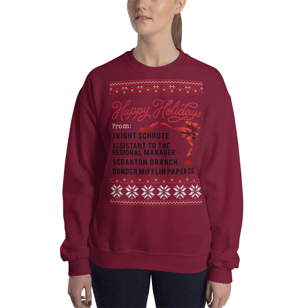 Women's Dwight Schrute - Happy Holidays