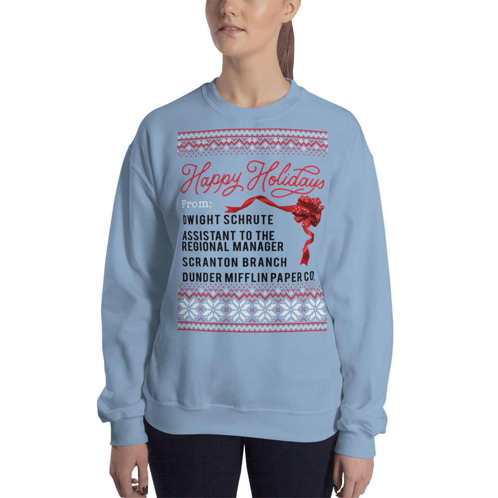 Women's Dwight Schrute - Happy Holidays