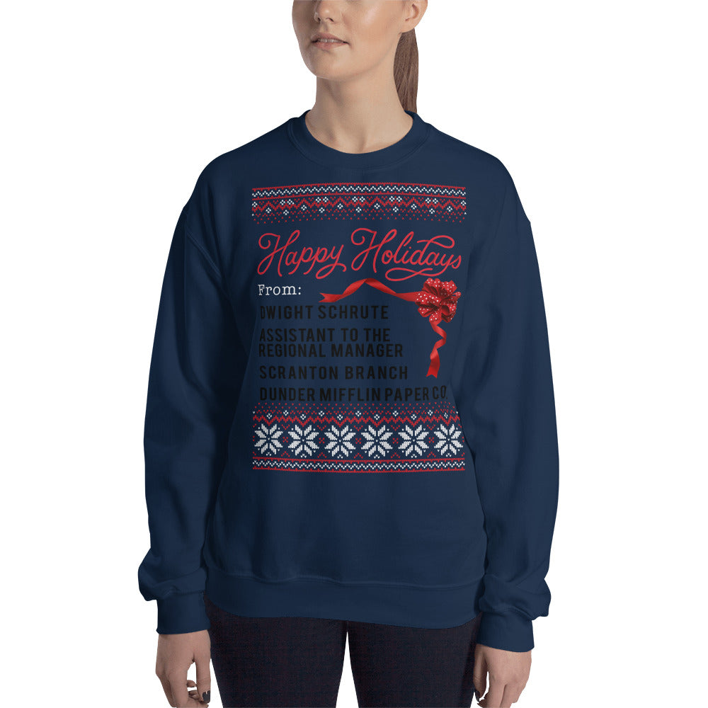 Women's Dwight Schrute - Happy Holidays