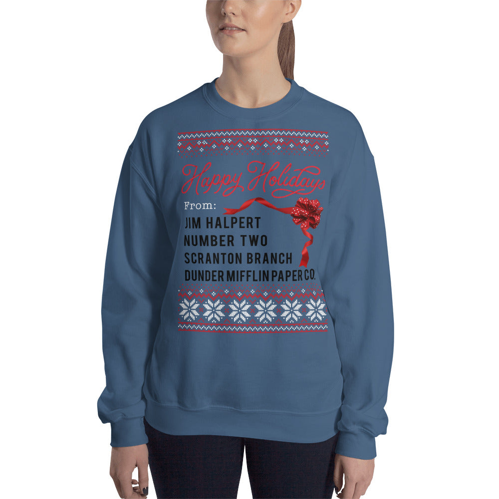 Women's Jim Halpert - Happy Holidays