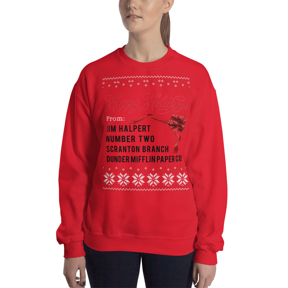 Women's Jim Halpert - Happy Holidays