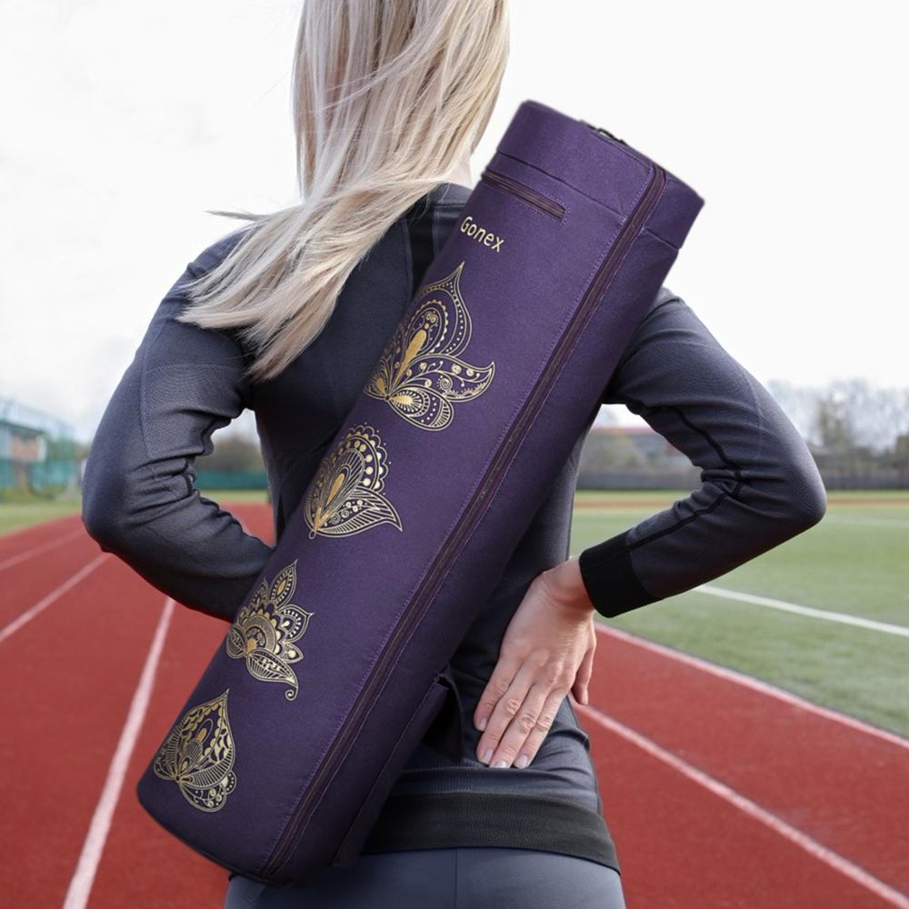 Paisley Purple - Yogatation Sling Mat Bag