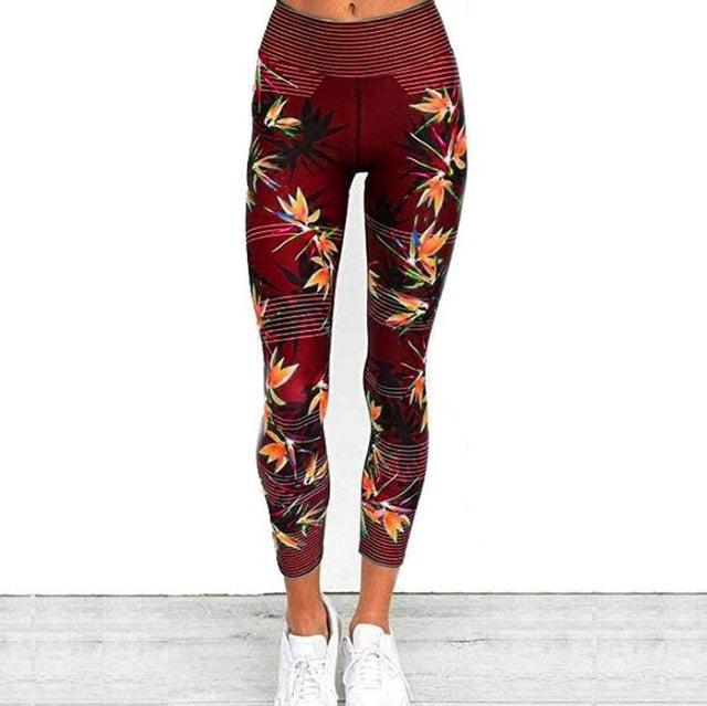floral print pants - Yogatation
