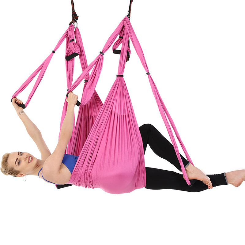 Yoga Auxiliary Stretch Belt Yoga Strap Hammock Swing Stretching Anti-gravity Inversion Exercises