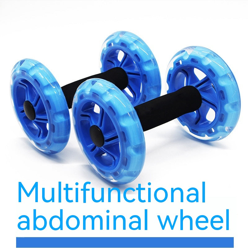Multifunctional Whole Body Core Muscle Training Double-wheel AB Roller