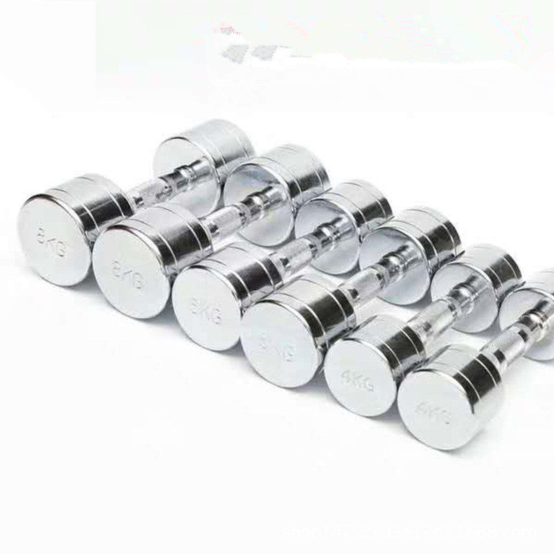 Pure Steel Home Fitness Electroplating Dumbbell Gym Equipment