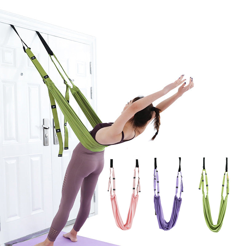 Yoga Auxiliary Stretch Belt Yoga Strap Hammock Swing Stretching Anti-gravity Inversion Exercises
