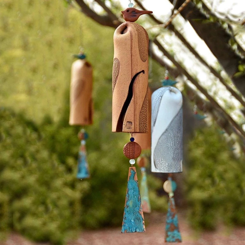 Beautiful Rustic  Wind  Garden Decoration Dragonfly Wind Chimes