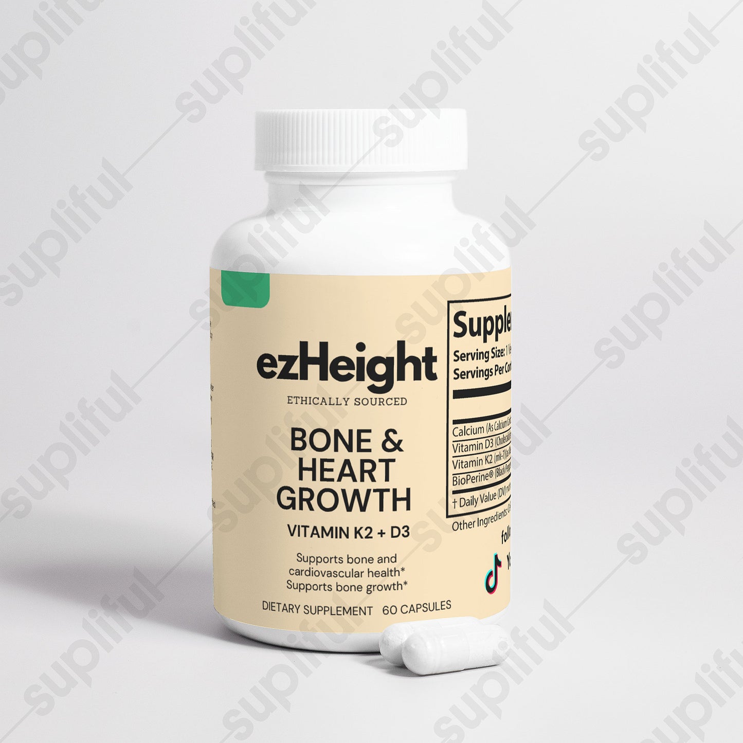 ezHeight Bone & Heart Growth Capsules