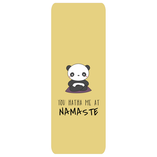 Panda Hatha Mat Yellow | Yogatation original v2 yoga mat - Yogatation