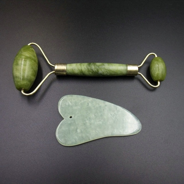 Jade Roller + Face Scraping Tool - Yogatation