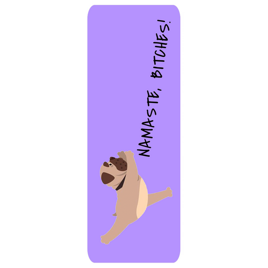 Purple Dog Namaste Bitches | Yogatation original v2 yoga mat - Yogatation