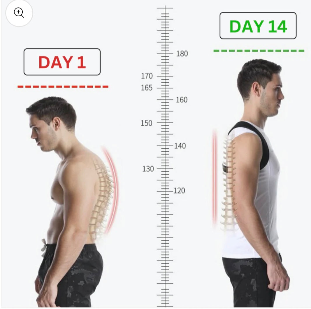 3+ inches EASILY! Posture Rectification Tool + Digital Download Growth Book!