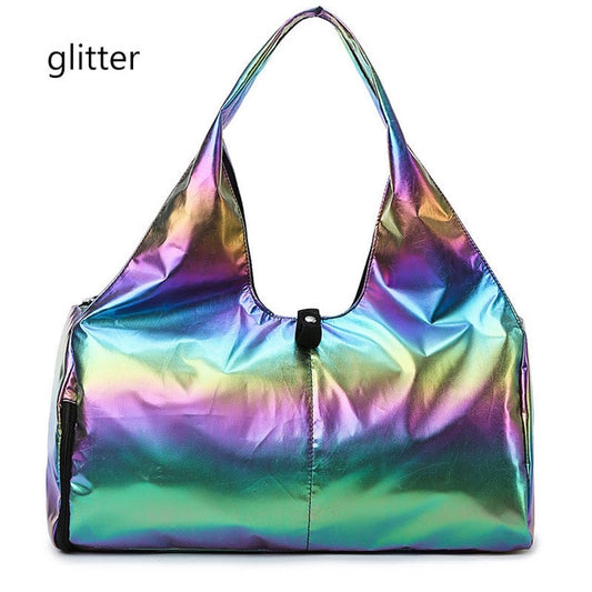 Glittery Rainbow - Yogatation Gym Bag