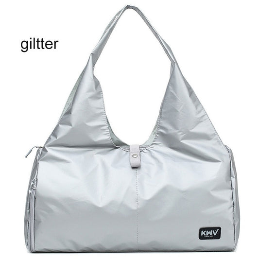 Sparkly Silver - Yogatation Gym Bag