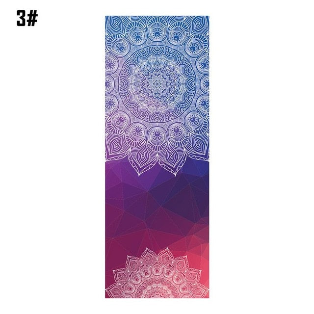 mandala Print Yoga towel - Yogatation