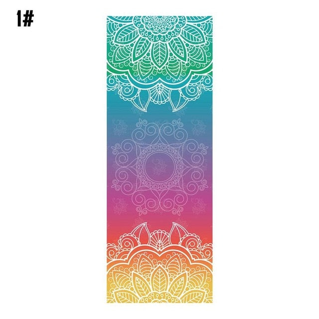 mandala Print Yoga towel - Yogatation